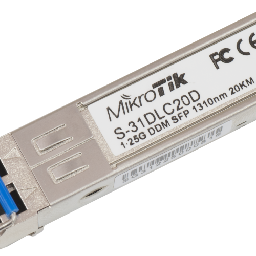 Mikrotik S-31DLC20D MikroTik S-31DLC20D – SFP modul 1,25G za 20 km