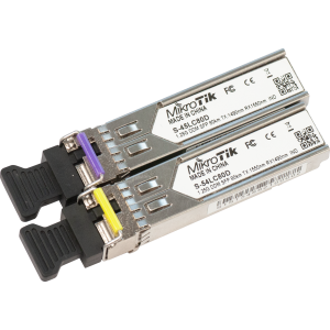 MikroTik S-4554LC80D – par 1,25G SFP modulov za 80 km