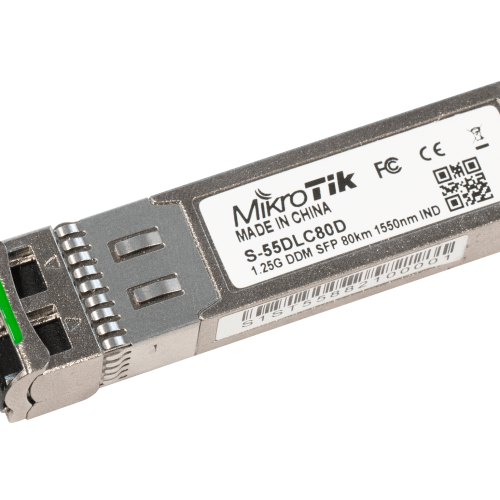 Mikrotik S-55DLC80D MikroTik S-55DLC80D – SFP 1,25G modul za 80 km