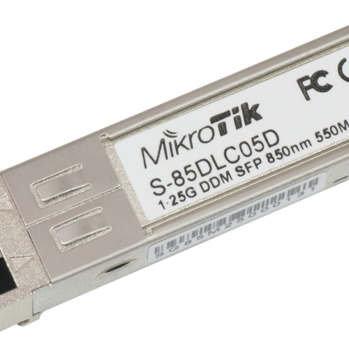 Mikrotik S-85DLC05D MikroTik S-85DLC05D – SFP 1,25G multimode modul do 550 m