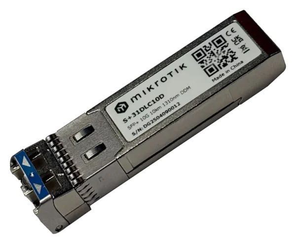 MikroTik S+31DLC10D – 10G SFP+ Single-Mode modul do 10 km