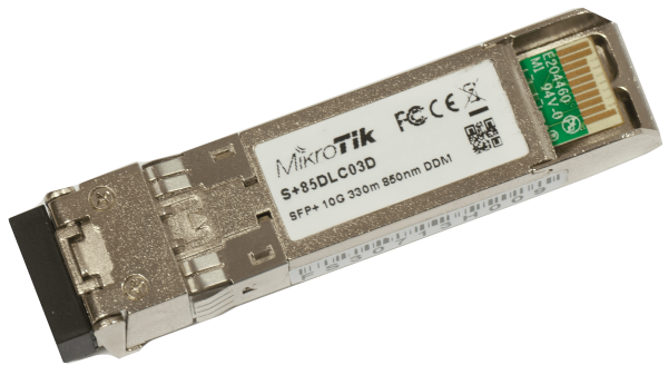 MikroTik S+85DLC03D – 10G SFP+ multimode modul do 300 m