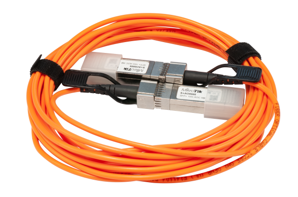 Mikrotik S+AO0005 MikroTik S+AO0005 – aktivni optični SFP+ kabel 5 m