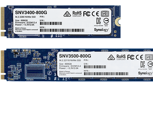 Synology M.2 NVMe SSD SNV3400-400G EOL Synology M.2 NVMe SSD za predpomnilnik NAS