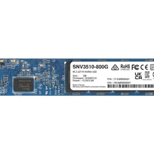 Synology M.2 NVMe SSD SNV3510-800G Synology SNV3510-800G – M.2 NVMe SSD za NAS