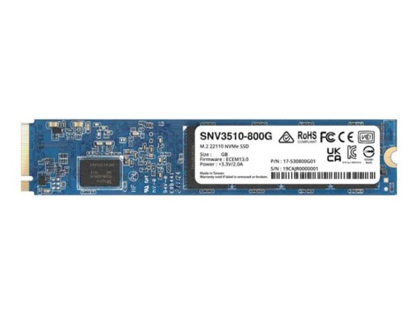 Synology M.2 NVMe SSD SNV3510-800G Synology SNV3510-800G – M.2 NVMe SSD za NAS