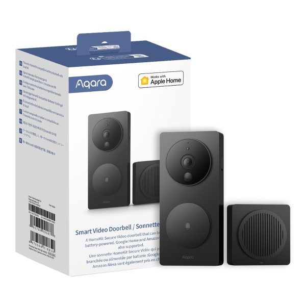 Aqara Smart Video Doorbell G4 Black Aqara Smart Video Doorbell G4 Black – pametni video zvonec