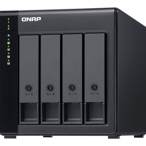 QNAP SATA 6Gbps JBOD Storage Enclosure TL-D400S QNAP TL-D400S – 4-režno SATA 6 Gb/s JBOD ohišje