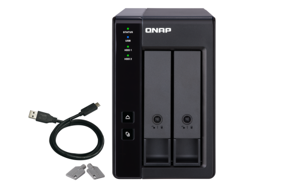 QNAP TR-002 – 2-režna USB Type-C DAS enota s strojno RAID podporo – dodatna slika 1 QNAP TR-002 – 2-režna USB Type-C DAS enota s strojno RAID podporo – dodatna slika 1