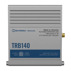 Teltonika TRB140 – industrijski LTE Cat 4 IoT prehod z Gigabit Ethernetom