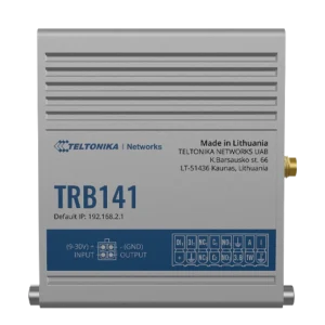 Teltonika TRB141 – industrijski LTE Cat 1 prehod z GPIO in micro USB