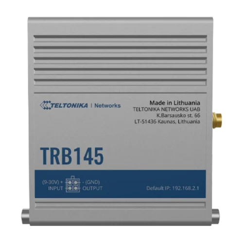 Teltonika industrial rugged LTE RS485 gateway TRB145 Teltonika TRB145 – industrijski LTE prehod z RS485