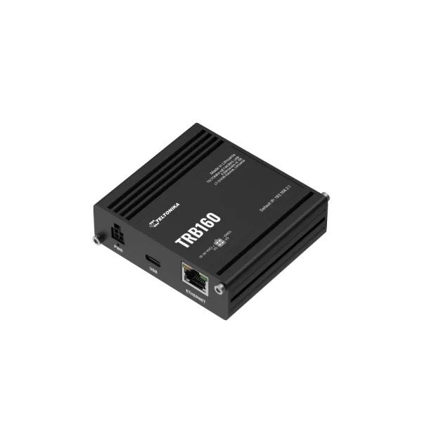 Teltonika industrial 4G LTE CAT6 IoT gateway TRB160 Teltonika TRB160 – industrijski LTE Cat 6 IoT prehod