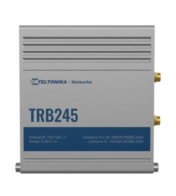 Teltonika industrial M2M LTE gateway TRB245 Teltonika TRB245 – industrijski M2M LTE Cat 4 prehod