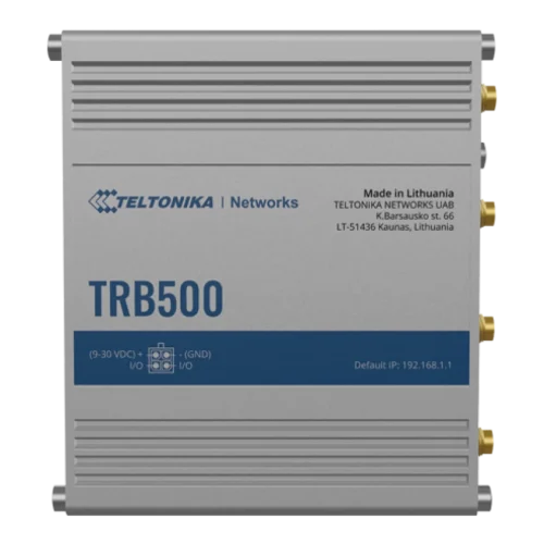 Teltonika industrial 5G gateway TRB500 Teltonika TRB500 – industrijski 5G prehod