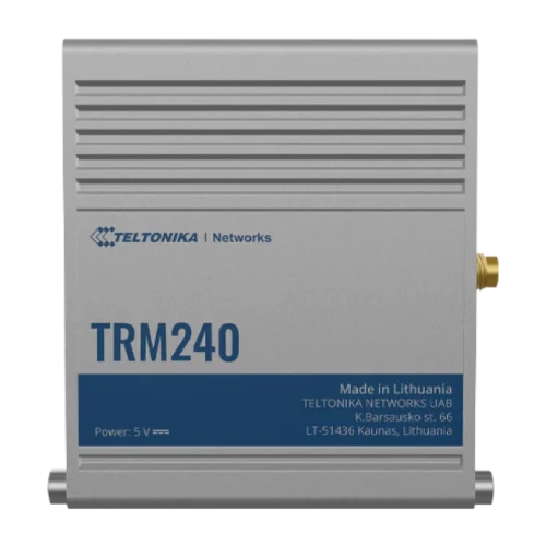 Teltonika industrial cellular modem TRM240 Teltonika TRM240 – industrijski USB LTE Cat 1 modem