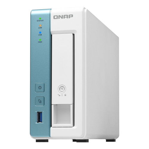 QNAP NAS TS-131K QNAP TS-131K – štirijedrni NAS za dom in osebni oblak