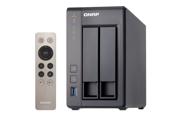 QNAP NAS TS-251+-2G QNAP TS-251+-2G – Intel štirijedrni NAS za virtualizacijo in HDMI