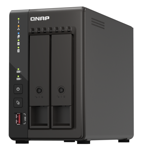 QNAP NAS TS-253E-8G QNAP TS-253E-8G – NAS z 8 GB RAM in dvojnim 2,5GbE