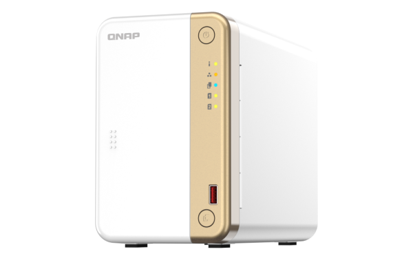 QNAP NAS TS-262-4G QNAP TS-262-4G – dvojedrni 2,5GbE večpredstavni NAS