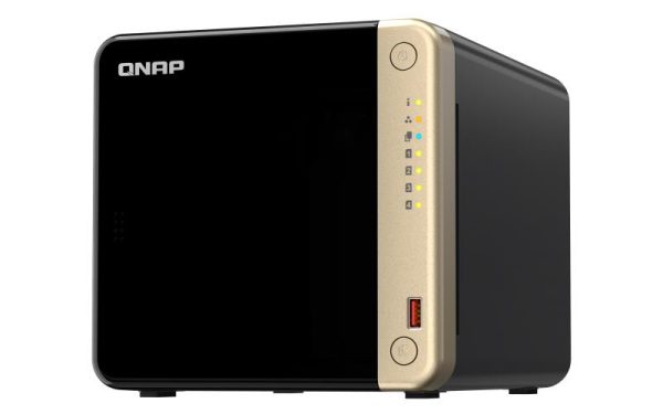 QNAP NAS TS-464-4G QNAP TS-464-4G – Intel štirijedrni NAS z dvema 2,5GbE priključkoma