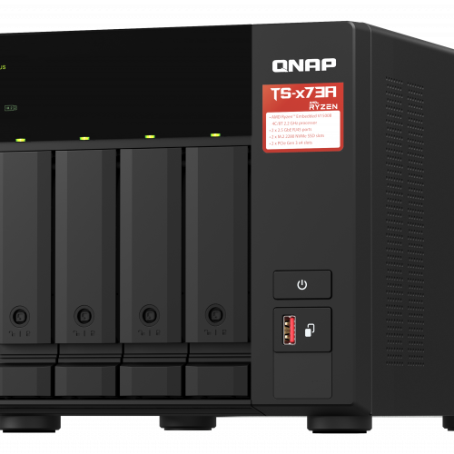 QNAP NAS TS-473A-8G QNAP TS-473A-8G – 2,5GbE NAS z AMD Ryzen in M.2 NVMe