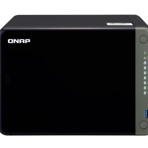QNAP NAS TS-653D-4G QNAP TS-653D-4G – štirijedrni 2,5GbE NAS s PCIe