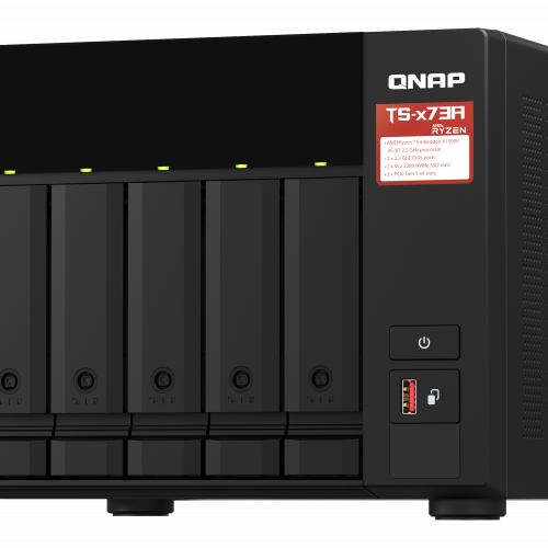QNAP NAS TS-673A-8G QNAP QNAP TS-673A-8G – 2,5GbE NAS z AMD Ryzen in M.2 NVMe