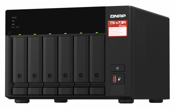QNAP TS-673A-8G – 2,5GbE NAS z AMD Ryzen in M.2 NVMe