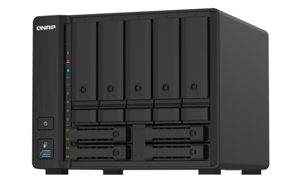 QNAP NAS TS-932PX-4G QNAP TS-932PX-4G – kompaktni 9-režni NAS z 10GbE in 2,5GbE