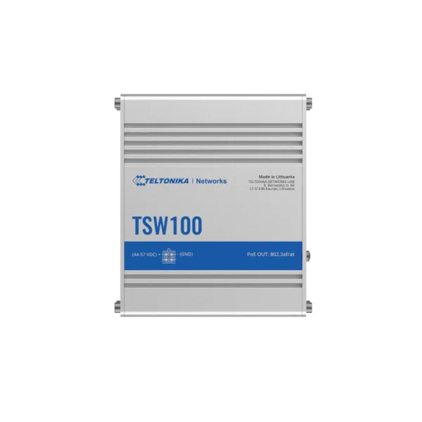 Teltonika TSW100 – 5-portno industrijsko gigabitno PoE+ stikalo – dodatna slika 1 Teltonika TSW100 – 5-portno industrijsko gigabitno PoE+ stikalo – dodatna slika 1