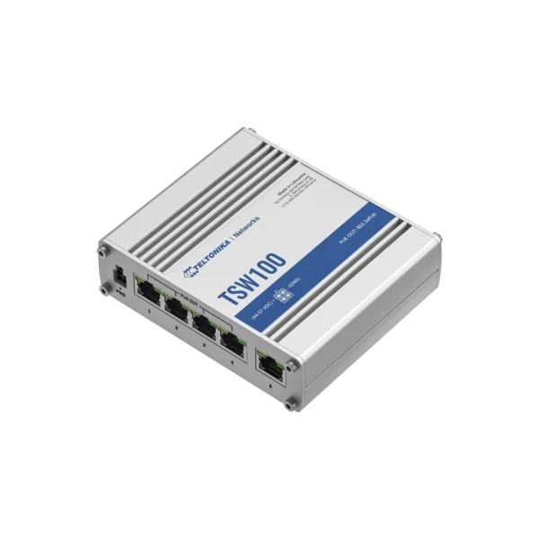 Teltonika TSW100 – 5-portno industrijsko gigabitno PoE+ stikalo – dodatna slika 2 Teltonika TSW100 – 5-portno industrijsko gigabitno PoE+ stikalo – dodatna slika 2