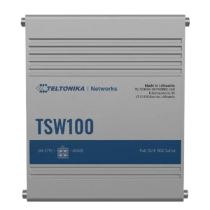 Teltonika TSW100 – 5-portno industrijsko gigabitno PoE+ stikalo