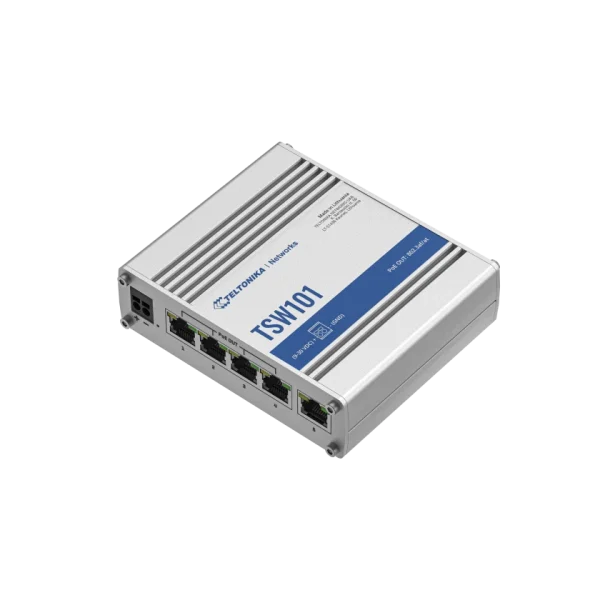 Teltonika TSW101 – 5-portno avtomobilsko gigabitno PoE+ stikalo – dodatna slika 2 Teltonika TSW101 – 5-portno avtomobilsko gigabitno PoE+ stikalo – dodatna slika 2