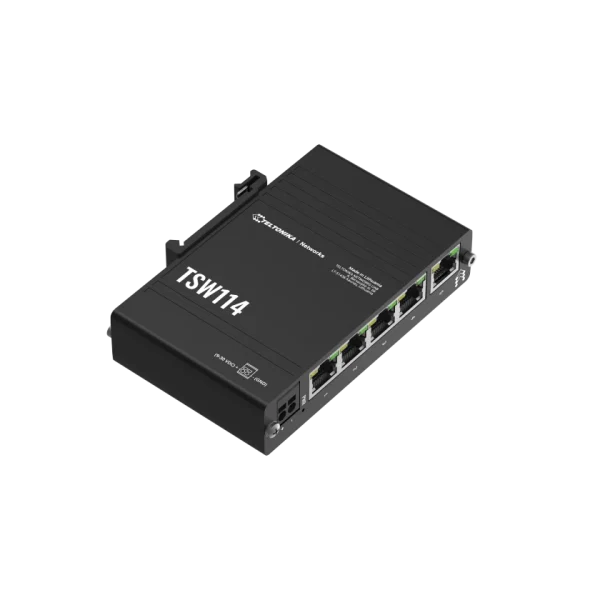 Teltonika TSW114 – 5-portno gigabitno stikalo za DIN letev – dodatna slika 3 Teltonika TSW114 – 5-portno gigabitno stikalo za DIN letev – dodatna slika 3