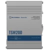 Teltonika industrial unmanaged Gigabit PoE+ Switch with SFP TSW200 Teltonika TSW200 – industrijsko gigabitno PoE+ stikalo z 2× SFP