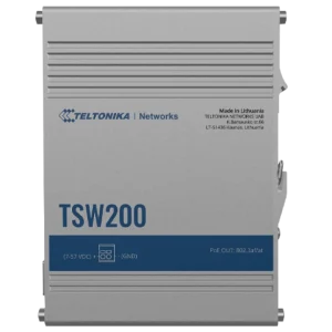 Teltonika TSW200 – industrijsko gigabitno PoE+ stikalo z 2× SFP