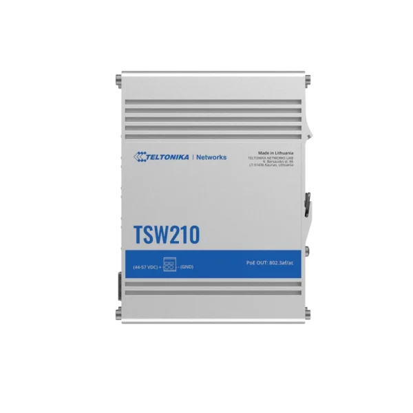 Teltonika TSW210 – industrijsko gigabitno stikalo z 2× SFP – dodatna slika 1 Teltonika TSW210 – industrijsko gigabitno stikalo z 2× SFP – dodatna slika 1