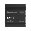 Teltonika industrial managed Gigabit Switch TSW212 Teltonika TSW212 – upravljano gigabitno stikalo z 2× SFP