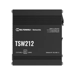 Teltonika TSW212 – upravljano gigabitno stikalo z 2× SFP