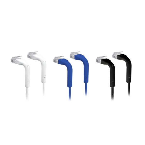 Ubiquiti UniFi Patch Cable Black, 0.3m, 1 Ubiquiti UniFi Patch Cable Black – črn ultra-tanek RJ45 kabel 0,3 m