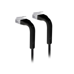 Ubiquiti UniFi Patch Cable Black – črn ultra-tanek kabel 0,1 m, 50-pack