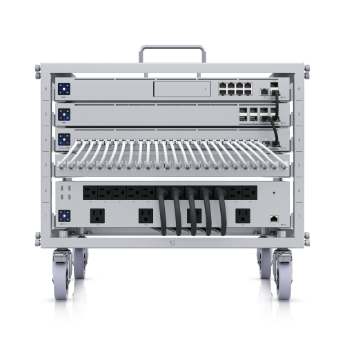 Ubiquiti Toolless Mini Rack Ubiquiti Toolless Mini Rack – kompaktna odprta 6U rack omara