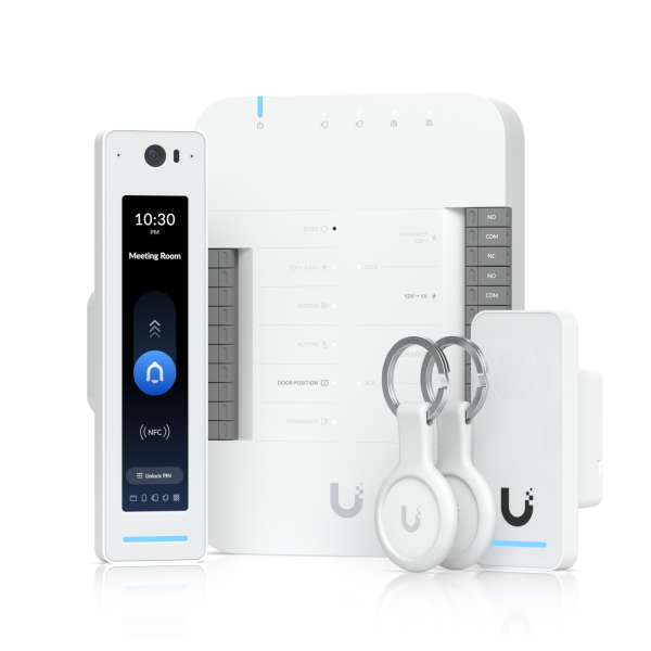 Ubiquiti Door Access G2 Starter Kit Pro Ubiquiti G2 Starter Kit Pro – komplet nadzora dostopa za ena vrata in dva čitalnika