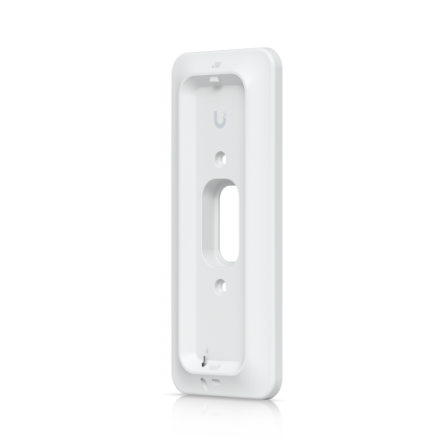 Ubiquiti G4 Doorbell Pro PoE Gang Box Mount Ubiquiti G4 Doorbell Pro PoE Gang Box Mount – bela montažna plošča