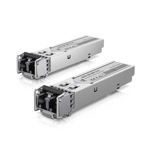 Ubiquiti 1 Gbps Multi-Mode Optical Module 550m 2-Pack Ubiquiti 1G Multi-Mode duplex optični transceiver modul