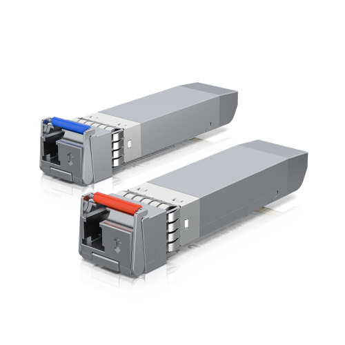 Ubiquiti 10 Gbps Bidirectional Single-Mode Optical Module 10 km 2-Pack Ubiquiti 10G bidirectional Single-Mode optični transceiver modul