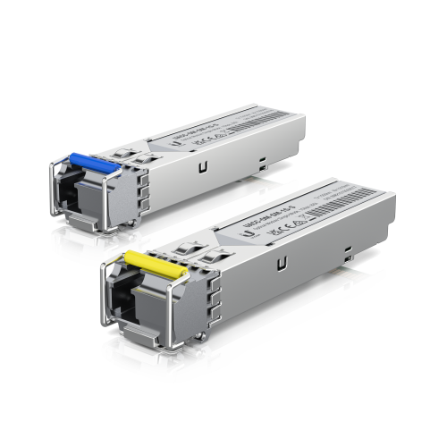 Ubiquiti 1Gbps Bidirectional Single-Mode Optical Module 3km 2-Pack Ubiquiti 1G bidirectional Single-Mode optični transceiver modul