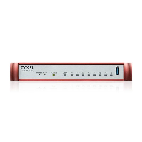 Zyxel USGFLEX100H-EU0102F USG FLEX 8 GbE Firewall Zyxel USG FLEX 100H – požarni zid z 8× GbE in USB