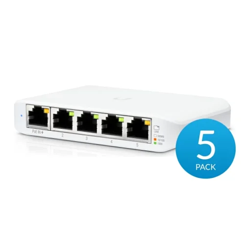 Ubiquiti Switch Flex Mini 5-pack – 5-portno Gigabit Layer 2 stikalo